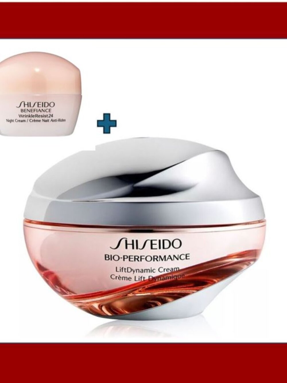 SHISEIDO Bio-Performance Lift Dynamic  Cream 2.6 oz  &  Night cream 10ml New